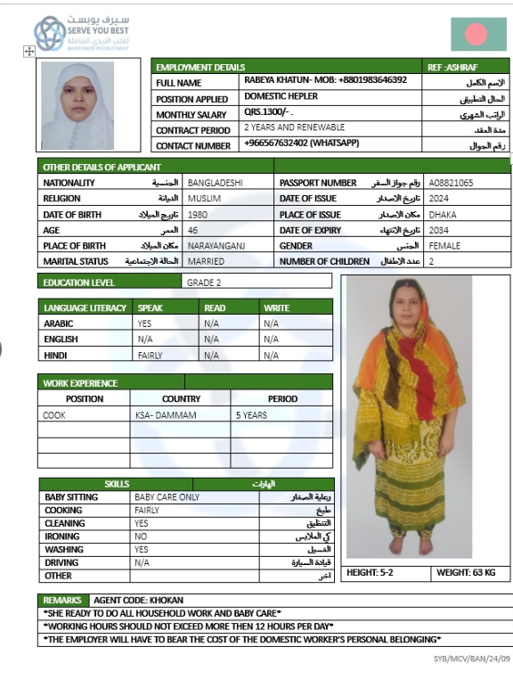 RABEYA KHATUN
