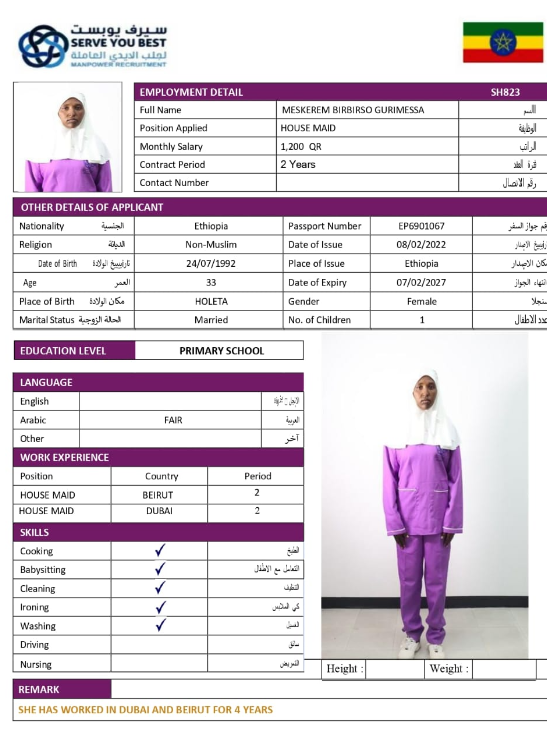 MESERET BIRBIRSO