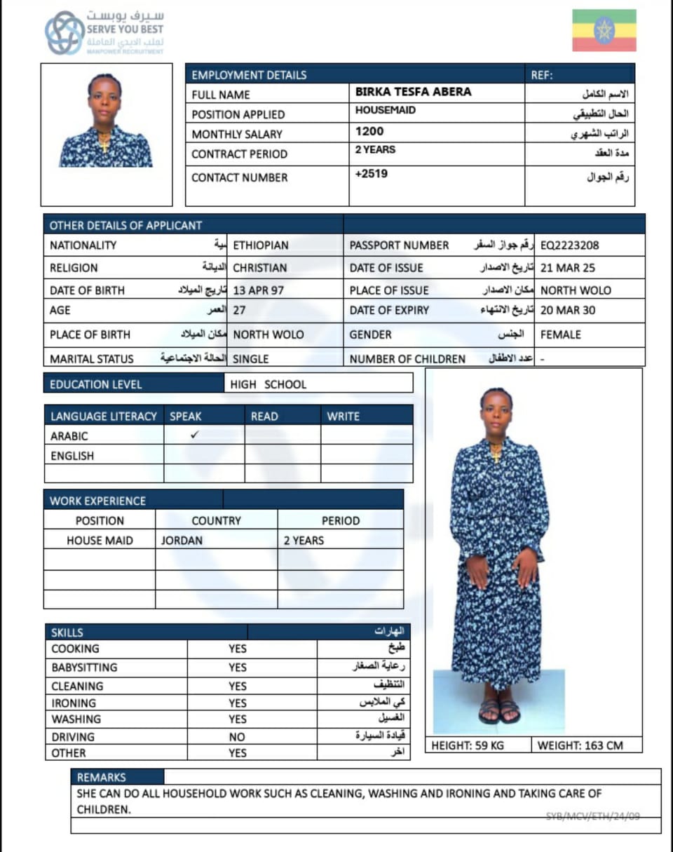 BIRKE TESFA ABERA 