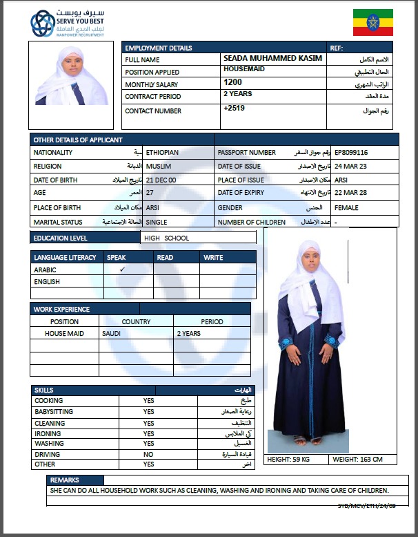 SEADA MUHAMMED KASIM 