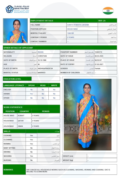 ganta venkta lankshmi