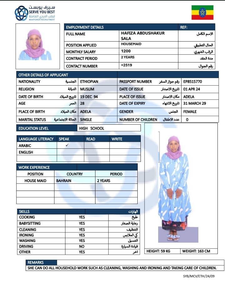 HAFIZA  ABDUSHAKUR