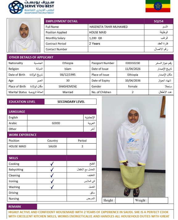 hasenta tahir