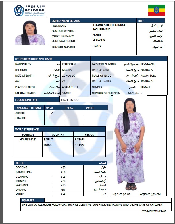 HAWA SHERIF GIRMA