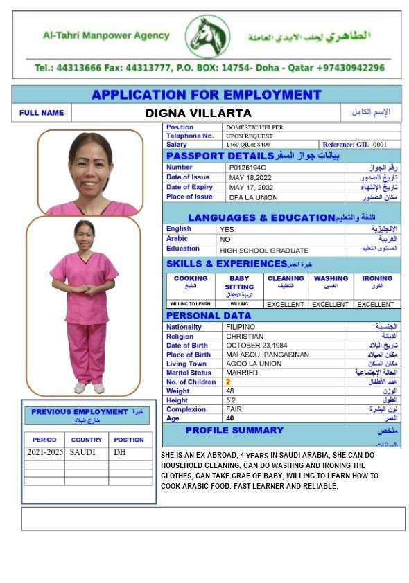 DIGNA VILLARTA 