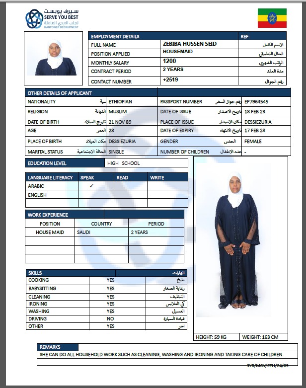 ZEBIBA HUSSEN SEID 