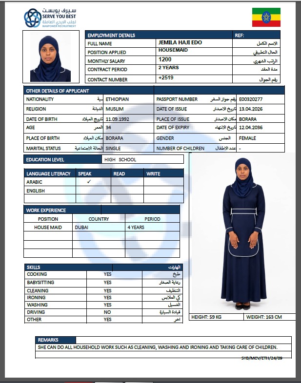 JEMILA HAJI EDO