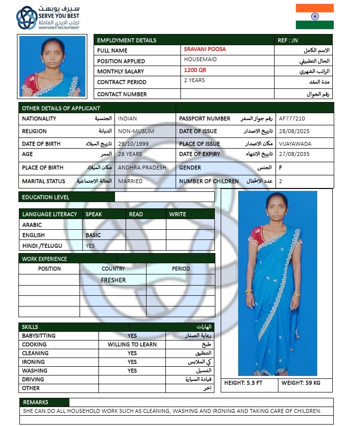 SRAVANI POOSA