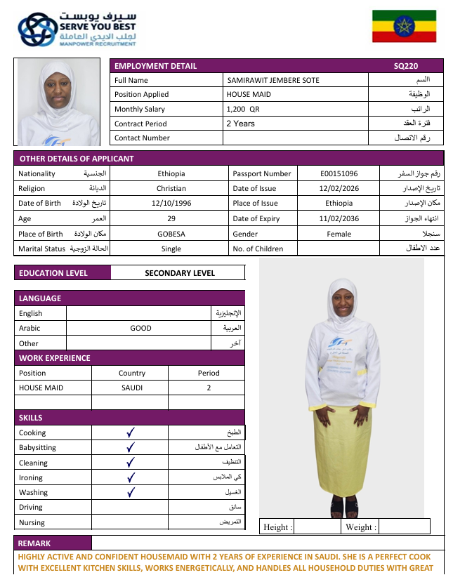 SAMIRAWIT JEMBERE