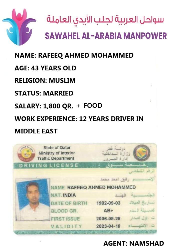 RAFEEQ AHMED MOHAMMED