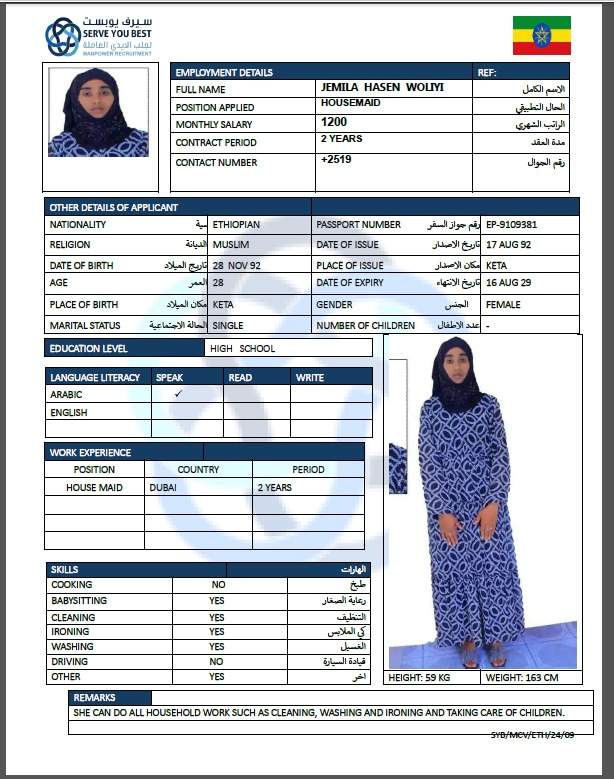 JEMILA  KASIM WOLIYI