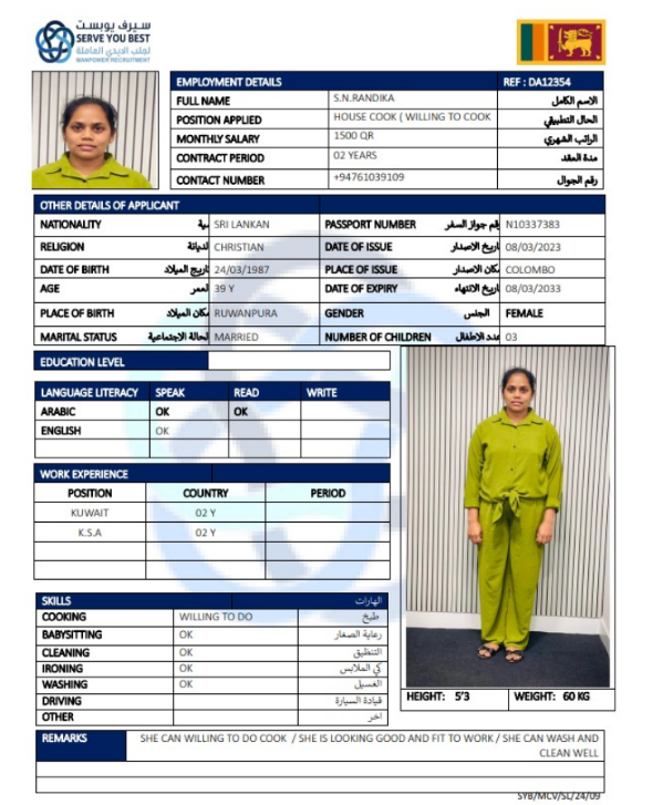 S.N RANDIKA