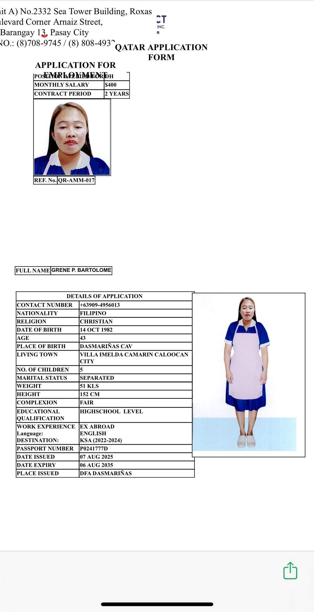 Grene P. Bartolome