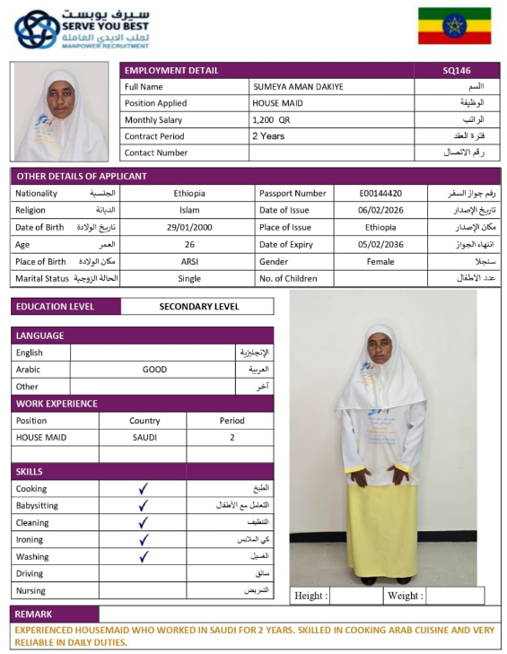 SUMEYA AMAN
