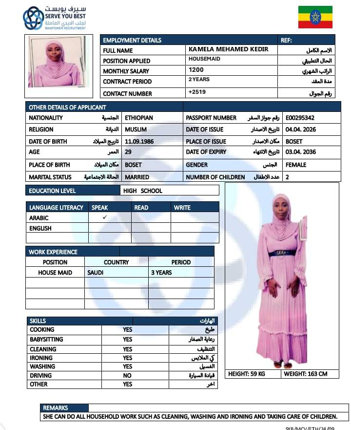 KAMELA MEHAMED KEDIR