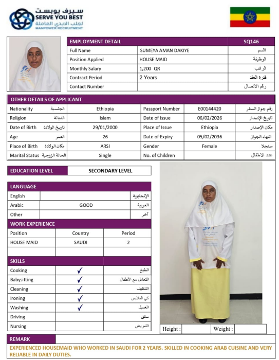 SUMEYA AMAN