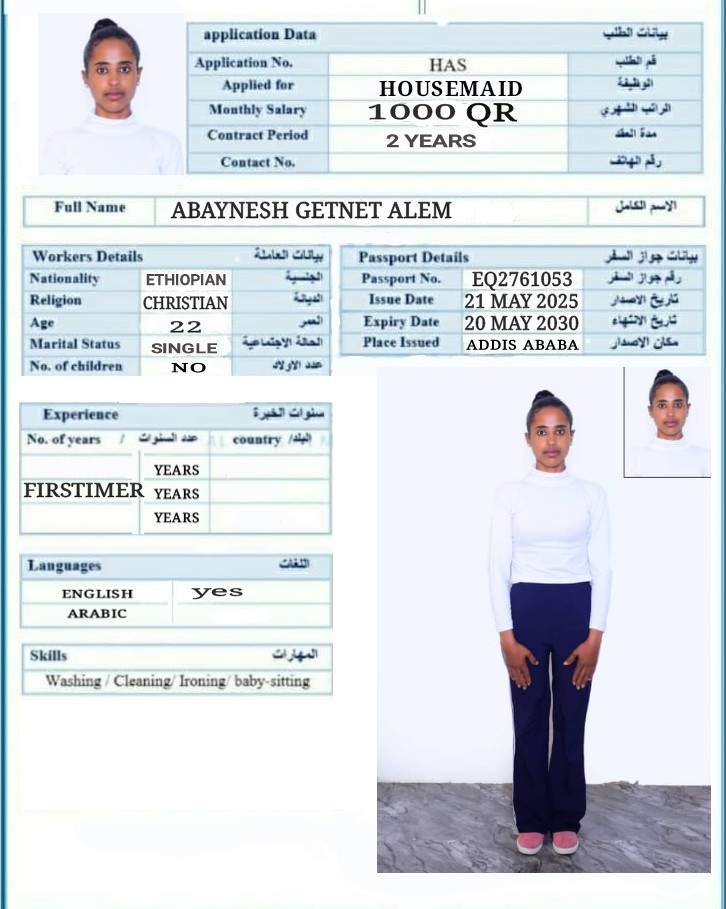 ABAYNESH GETNET ALEM