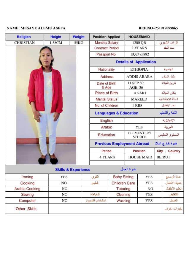 MESAYE ALEMU ASEFA