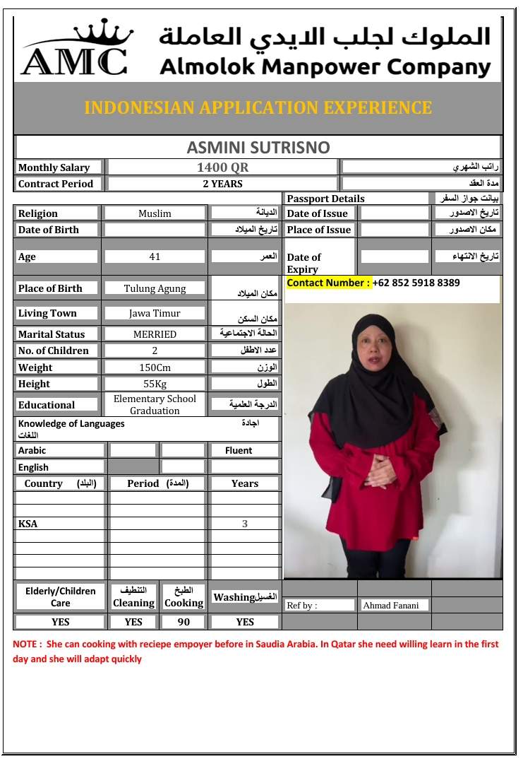 ASMINI SUTRISON