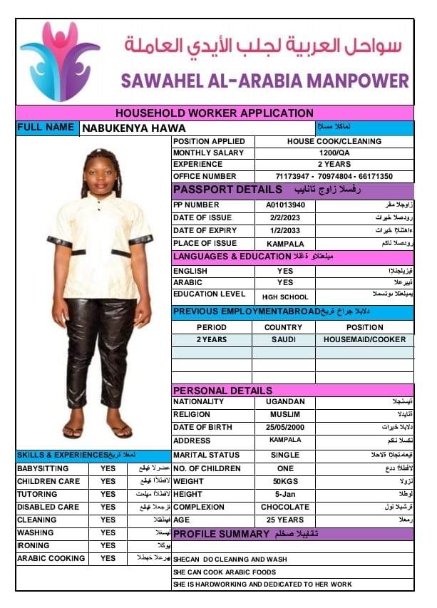 NABUKENYA HAWA