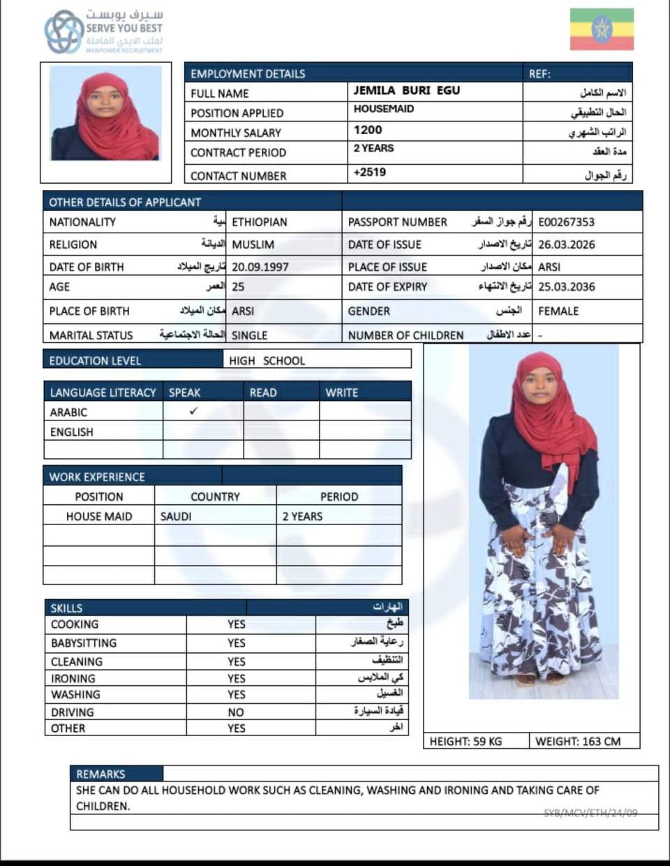 JEMILA  BURI EGU